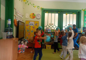 Zajęcia ruchowe dla dzieci w grupie I i II
